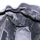 Salvatore Ferragamo Gancini Backpack Leather Black Silver Auth EC696-25