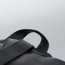 Salvatore Ferragamo Gancini Backpack Leather Black Silver Auth EC696-8