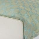 GUCCI GG Canvas Tote Bag Light Blue Gold 002 1098 Auth EC700-15