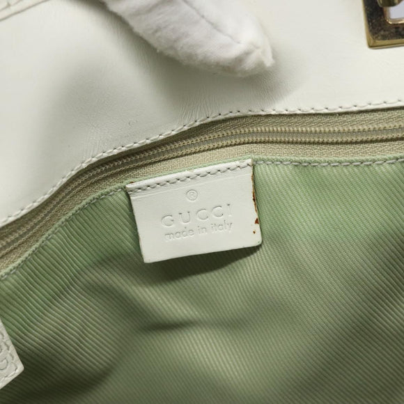 GUCCI GG Canvas Tote Bag Light Blue Gold 002 1098 Auth EC700