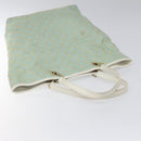 GUCCI GG Canvas Tote Bag Light Blue Gold 002 1098 Auth EC700-6