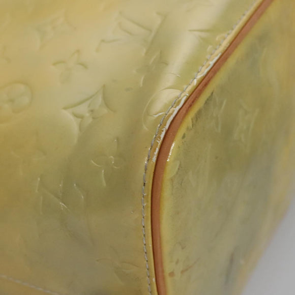 LOUIS VUITTON Monogram Vernis Houston Hand Bag Gris M91053 LV Auth EC710