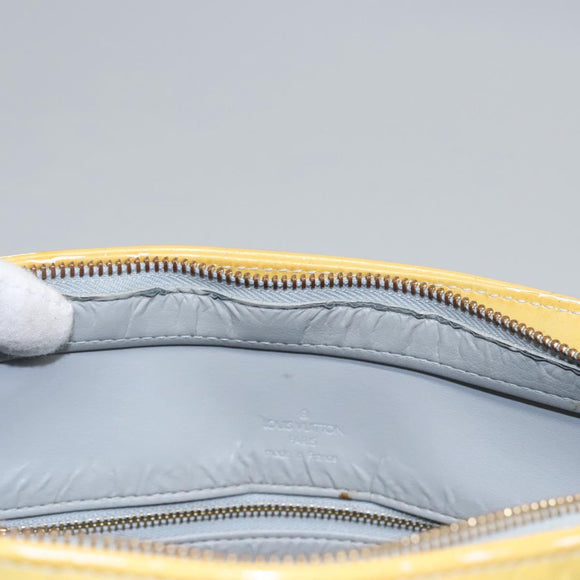 LOUIS VUITTON Monogram Vernis Houston Hand Bag Gris M91053 LV Auth EC710