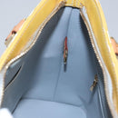 LOUIS VUITTON Monogram Vernis Houston Hand Bag Gris M91053 LV Auth EC710-22