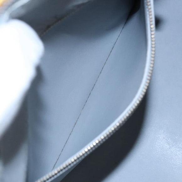 LOUIS VUITTON Monogram Vernis Houston Hand Bag Gris M91053 LV Auth EC710