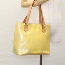 LOUIS VUITTON Monogram Vernis Houston Hand Bag Gris M91053 LV Auth EC710-26
