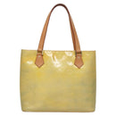 LOUIS VUITTON Monogram Vernis Houston Hand Bag Gris M91053 LV Auth EC710-2