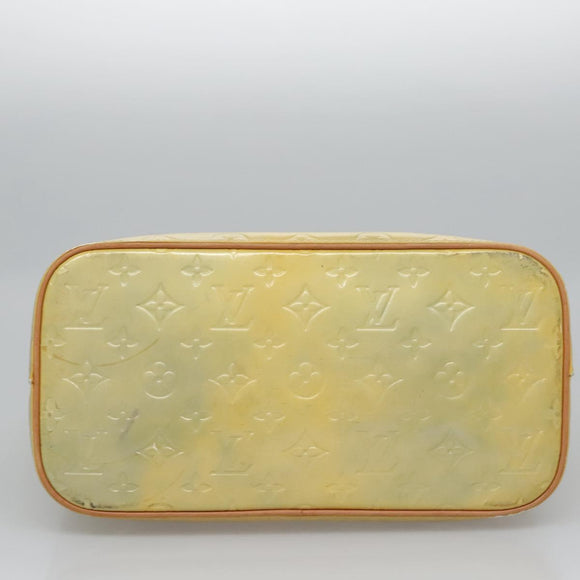 LOUIS VUITTON Monogram Vernis Houston Hand Bag Gris M91053 LV Auth EC710