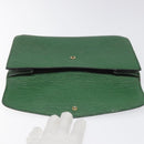 LOUIS VUITTON Epi Montaigne 27 Clutch Bag Green M52654 LV Auth EC712-8