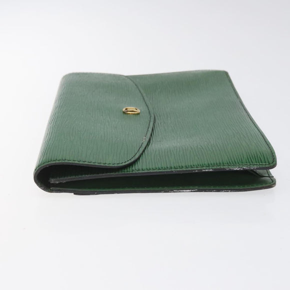 LOUIS VUITTON Epi Montaigne 27 Clutch Bag Green M52654 LV Auth EC712
