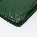 LOUIS VUITTON Epi Montaigne 27 Clutch Bag Green M52654 LV Auth EC712-14