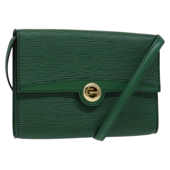 LOUIS VUITTON Epi Pochette Arche Shoulder Bag Green M52574 LV Auth EC713