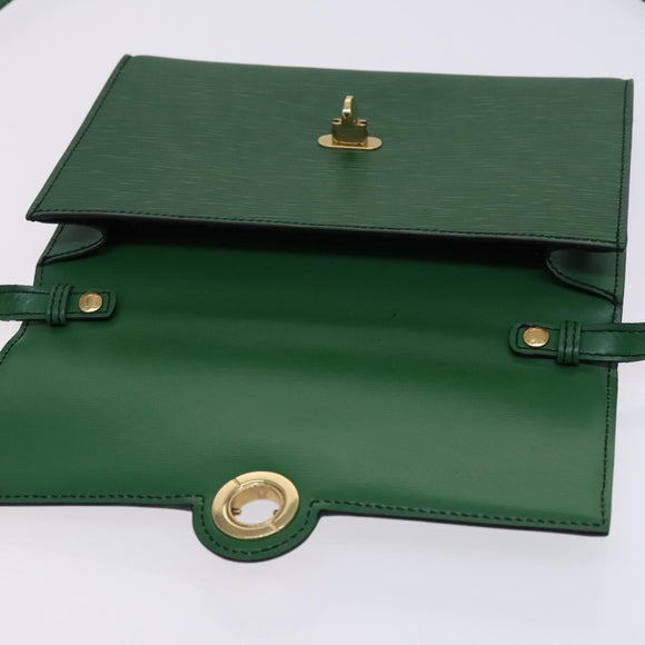 LOUIS VUITTON Epi Pochette Arche Shoulder Bag Green M52574 LV Auth EC713