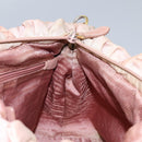 PRADA Hand Bag Nylon Leather 2way Pink Gold Auth EC720-18