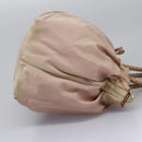 PRADA Hand Bag Nylon Leather 2way Pink Gold Auth EC720-5