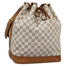 LOUIS VUITTON Damier Azur Noe Shoulder Bag N42222 LV Auth EC723-1