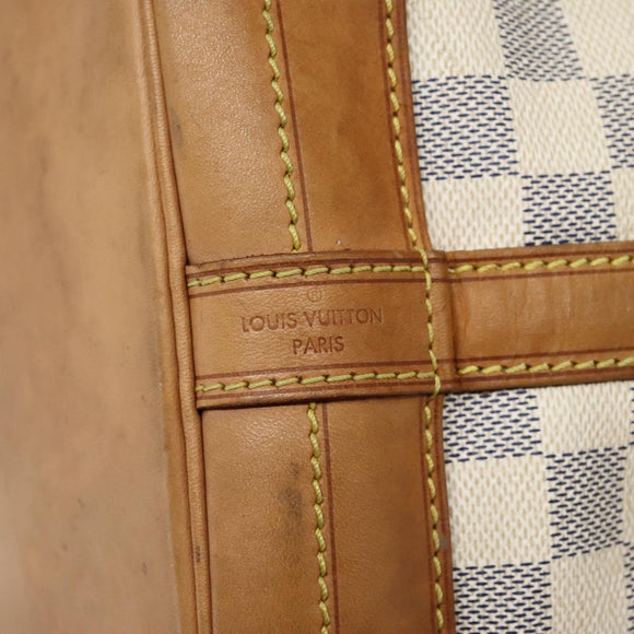 LOUIS VUITTON Damier Azur Noe Shoulder Bag N42222 LV Auth EC723