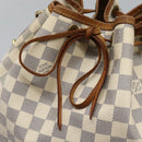 LOUIS VUITTON Damier Azur Noe Shoulder Bag N42222 LV Auth EC723-10