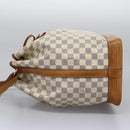 LOUIS VUITTON Damier Azur Noe Shoulder Bag N42222 LV Auth EC723-3