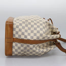 LOUIS VUITTON Damier Azur Noe Shoulder Bag N42222 LV Auth EC723-4