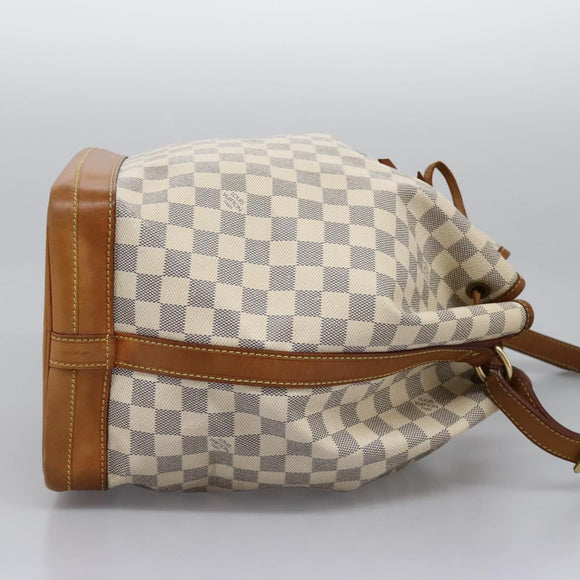 LOUIS VUITTON Damier Azur Noe Shoulder Bag N42222 LV Auth EC723