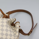 LOUIS VUITTON Damier Azur Noe Shoulder Bag N42222 LV Auth EC723-8