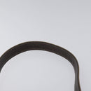 FENDI Zucchino Canvas Mamma Baguette Shoulder Bag PVC Brown Gold Auth EC724-8