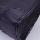 CELINE Shoulder Bag Leather Purple Gold Auth EC729AV-17