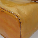 LOUIS VUITTON Monogram Vernis Houston Hand Bag Gris M91053 LV Auth EC730-17