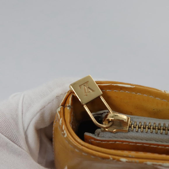 LOUIS VUITTON Monogram Vernis Houston Hand Bag Gris M91053 LV Auth EC730