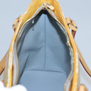 LOUIS VUITTON Monogram Vernis Houston Hand Bag Gris M91053 LV Auth EC730-20