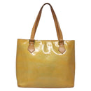 LOUIS VUITTON Monogram Vernis Houston Hand Bag Gris M91053 LV Auth EC730-13