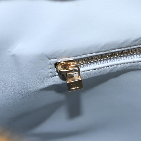 LOUIS VUITTON Monogram Vernis Houston Hand Bag Gris M91053 LV Auth EC730