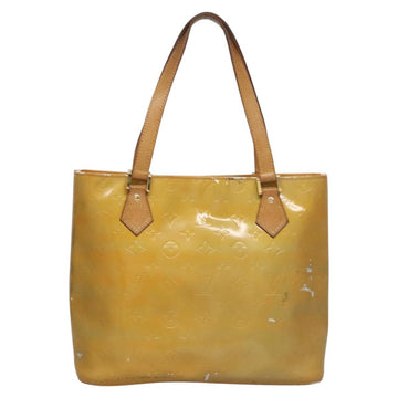 LOUIS VUITTON Monogram Vernis Houston Hand Bag Gris M91053 LV Auth EC730 - 0