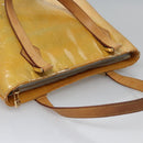 LOUIS VUITTON Monogram Vernis Houston Hand Bag Gris M91053 LV Auth EC730-7