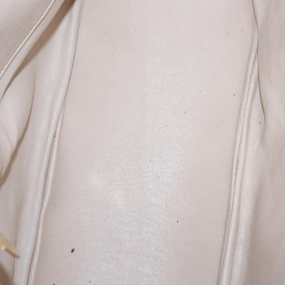 CELINE Shoulder Bag Leather Green Red yellow Auth EC743