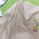 CELINE Shoulder Bag Leather Green Red yellow Auth EC743-21