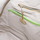 CELINE Shoulder Bag Leather Green Red yellow Auth EC743-22