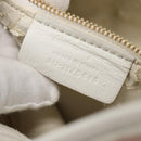 Salvatore Ferragamo Gancini Tote Bag Canvas Leather Pink White gold Auth EC754-23