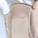 LOUIS VUITTON Monogram Laminated Jacquard Microvanity Gold M22920 LV Auth EC760SM-25