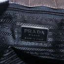 PRADA Shoulder Bag Nylon Green Silver Auth EC761-14