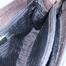 PRADA Shoulder Bag Nylon Green Silver Auth EC761-16