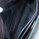 PRADA Shoulder Bag Nylon Green Silver Auth EC761-20