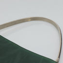 PRADA Shoulder Bag Nylon Green Silver Auth EC761-8