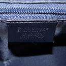 Burberrys Nova Check Shoulder Bag Canvas Navy Gold Auth EC762-16