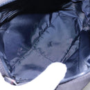 Burberrys Nova Check Shoulder Bag Canvas Navy Gold Auth EC762-12
