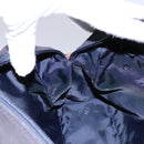 Burberrys Nova Check Shoulder Bag Canvas Navy Gold Auth EC762-19