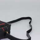 Burberrys Nova Check Shoulder Bag Canvas Navy Gold Auth EC762-8