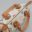 LOUIS VUITTON Monogram Multicolor Mini Speedy Hand Bag White M92645 Auth EC767AV-6