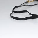 BALLY Shoulder Bag Leather Navy Gold Auth EC776-8